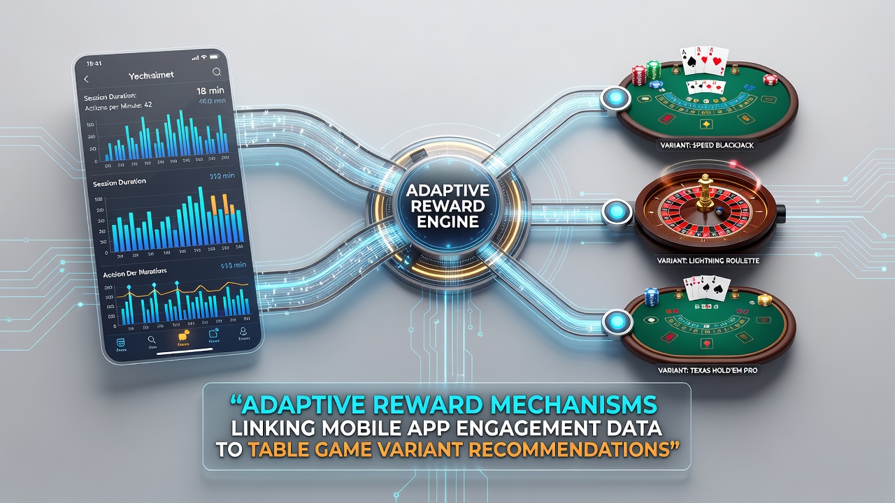 Analytics dashboard displaying player engagement data connected to game variant suggestions