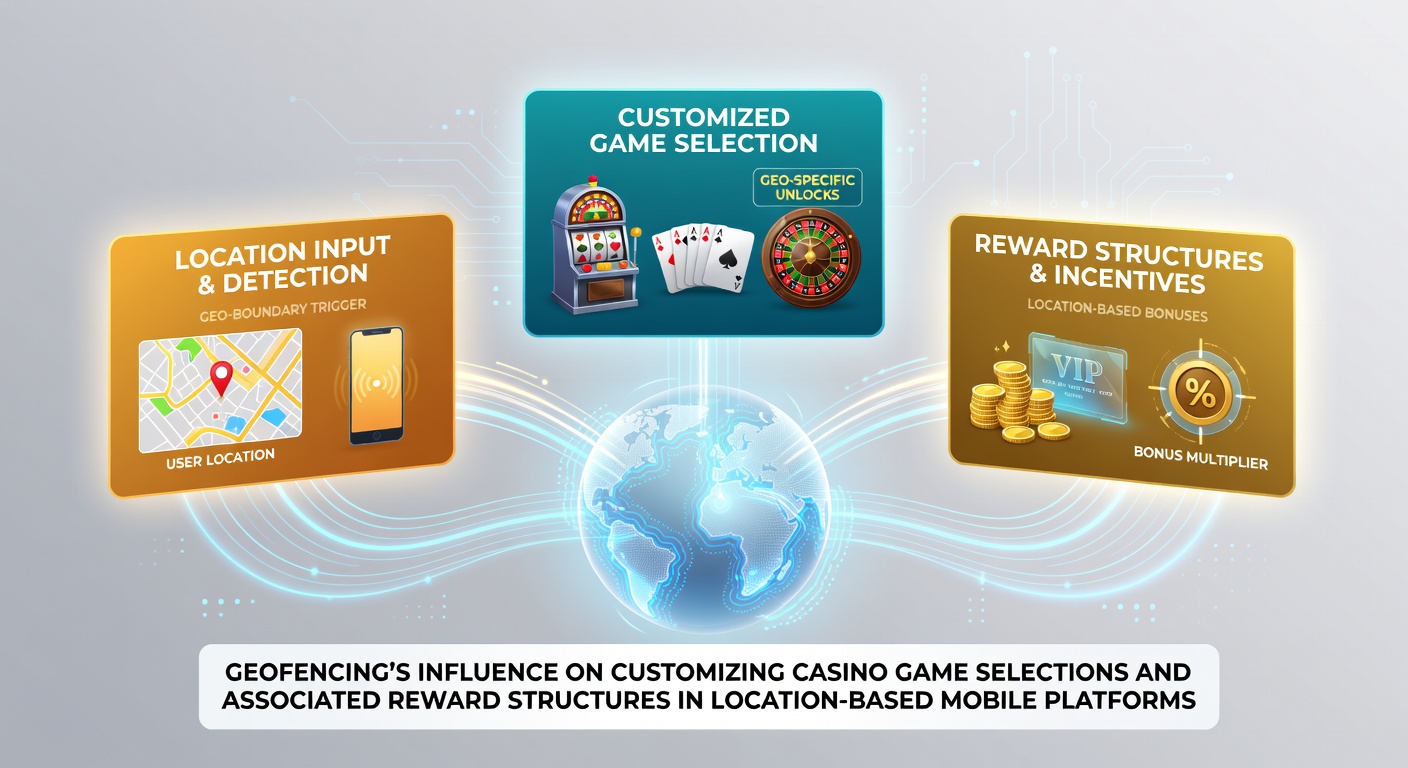 Geofencing technology mapping virtual boundaries around casino locations for mobile app customization
