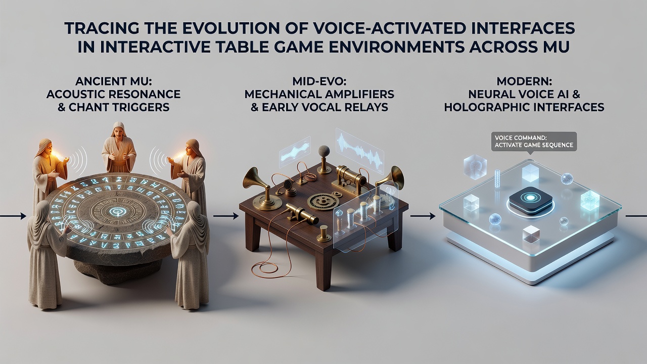 Modern voice-activated table game interface displaying real-time command processing during a multi-player session